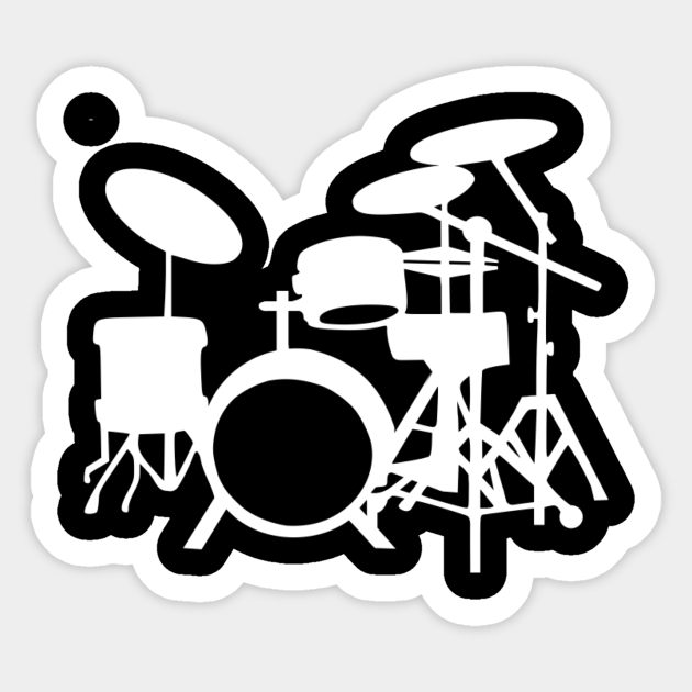 Drums Drums Sticker TeePublic